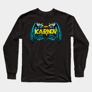 Karnov 8 Bit Pixel Art Long Sleeve T-Shirt